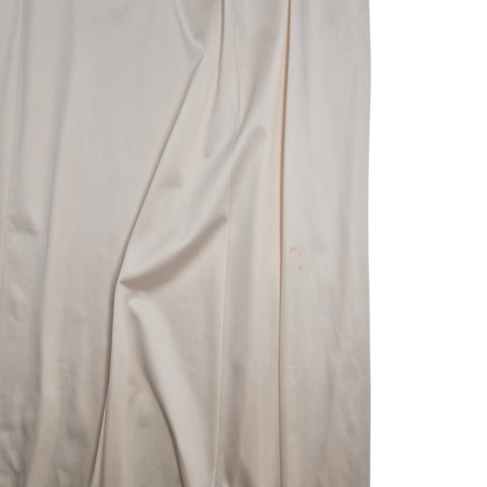 Vanity Fair Vintage Maxi Strapless Slip Cream Lace Trim Nylon USA Size 36LL - Picture 9 of 12